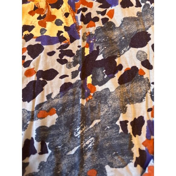 Lori Goldstein Womens XL Multicolor Abstract Print Long Sleeve Top - Picture 3 of 5